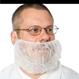 Cellucap disposable beard cover 1000 ct.   new 21"